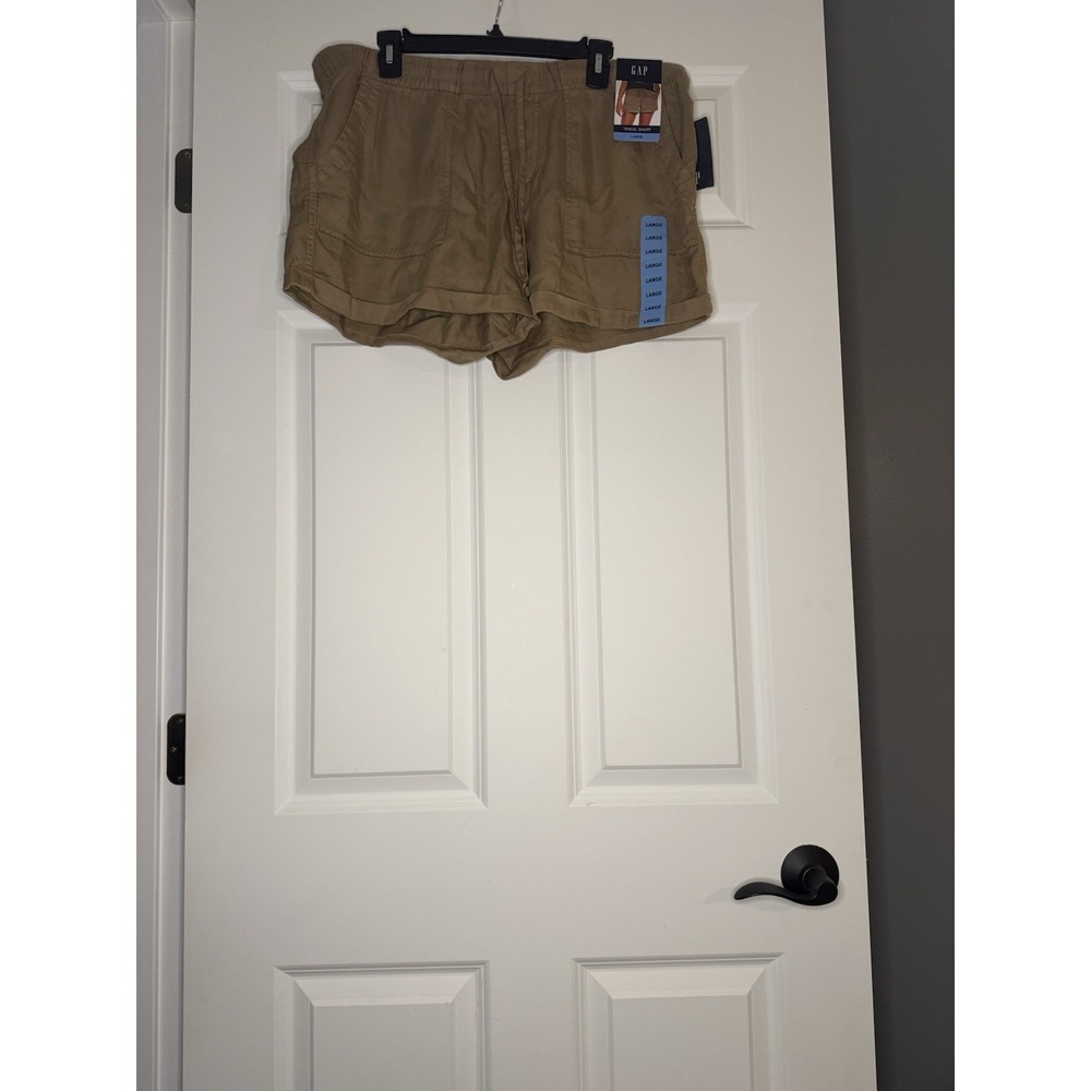 Gap Pull On Tencel Shorts Brown Large Nwt